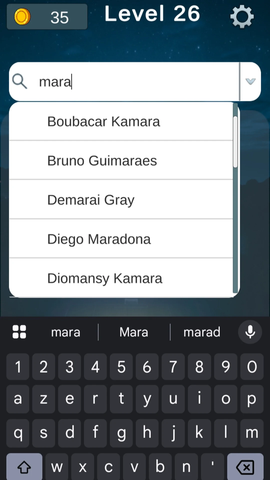Contexto Football Quiz screenshot